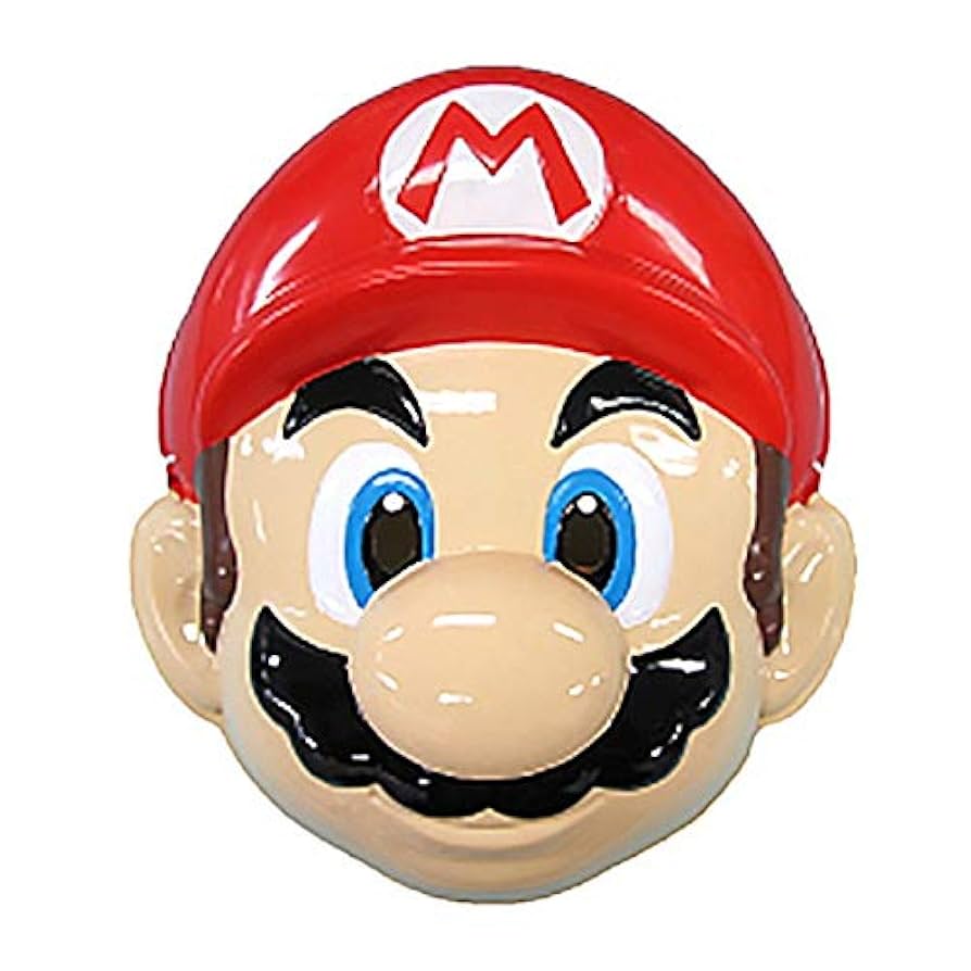 Amazon.co.jp: スーパーマリオ マリオお面 3枚セット 約H20cm